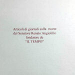 Articoli di giornale sulla morte di Renato Angiolillo
